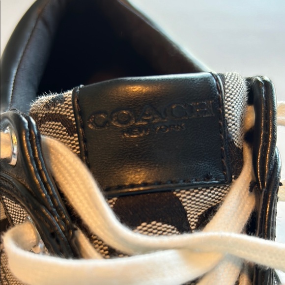 Coach Womens Sneakers Black and Gray - Picture 4 of 6
